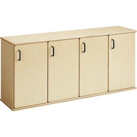 Jonti-Craft Lockers, Stacking, w/Doors, 48-1/2inx12inx21-1/2in, Baltic JNT7107YT